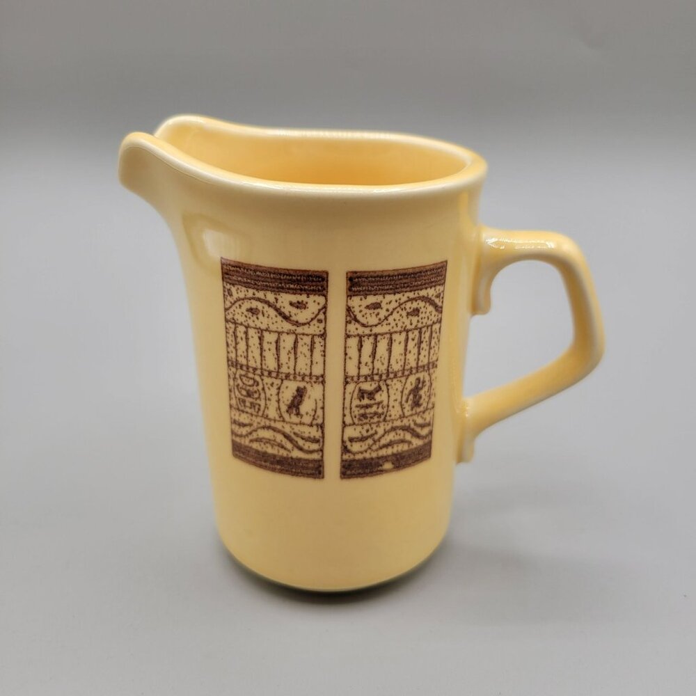 Pharohs Gold Taylor Smith Taylor TST Creamer Pitcher Ironstone Pharaohs Gold